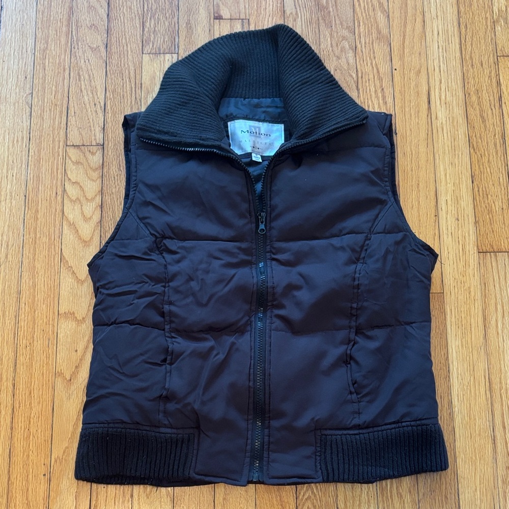 Maurices black Puffer Vest down filled